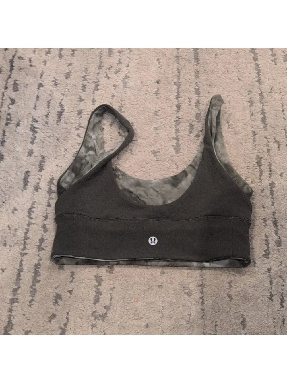 Lululemon Align Reversible Bra *Light Support, A/B Cup Diamond Dye Light Sage